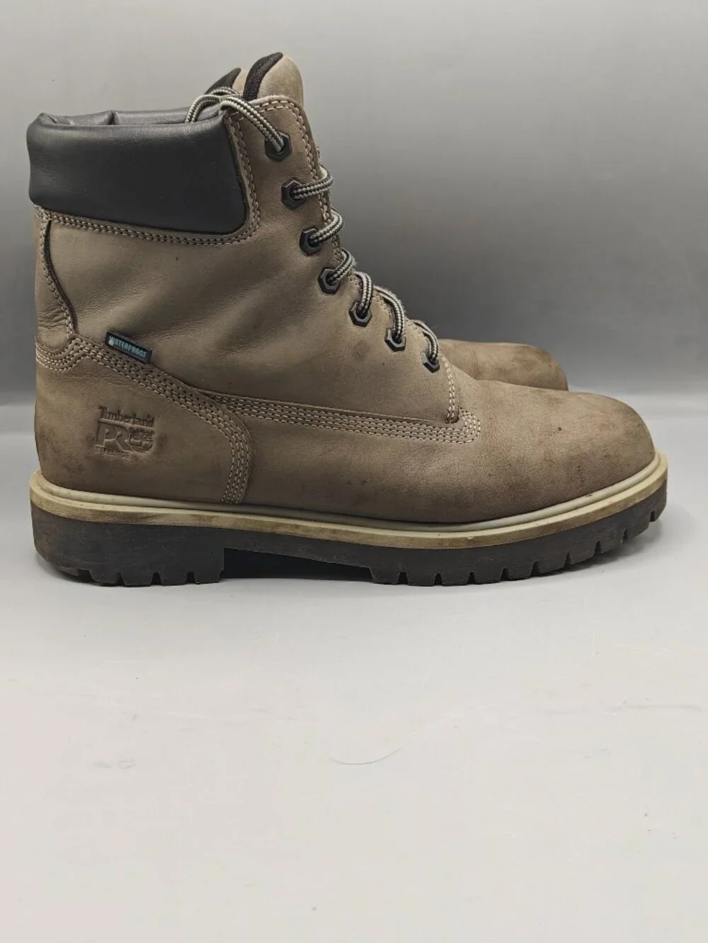 Timberland Pro Boots Men's Size 11 Wide Direct Attach Steel Toe Work Castlerock
